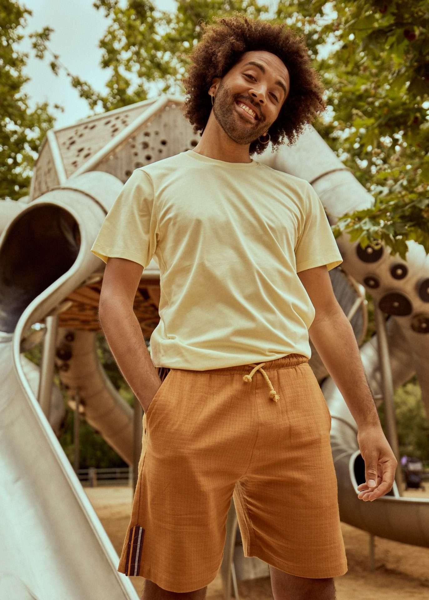 Bermuda Algodón Bolsillos BAMBA