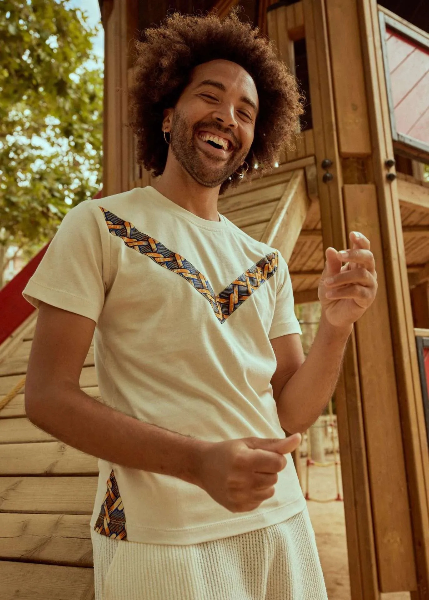 Camiseta Regular Algodón CHAINS