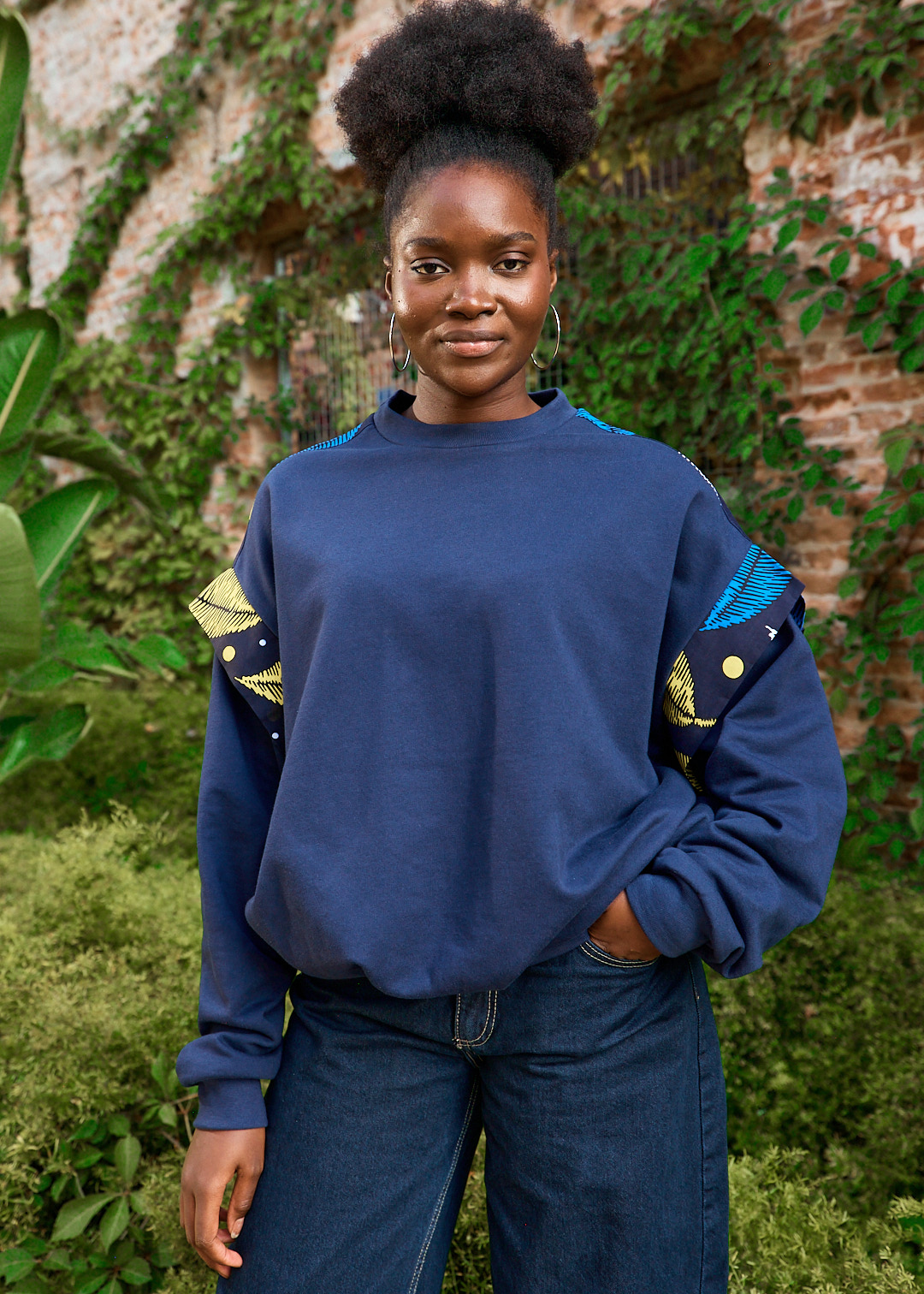 Sudadera Oversize Marino ASSATA